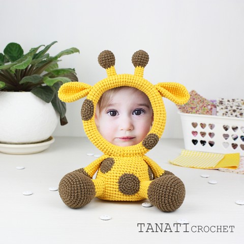 Сrochet picture frame Giraffe